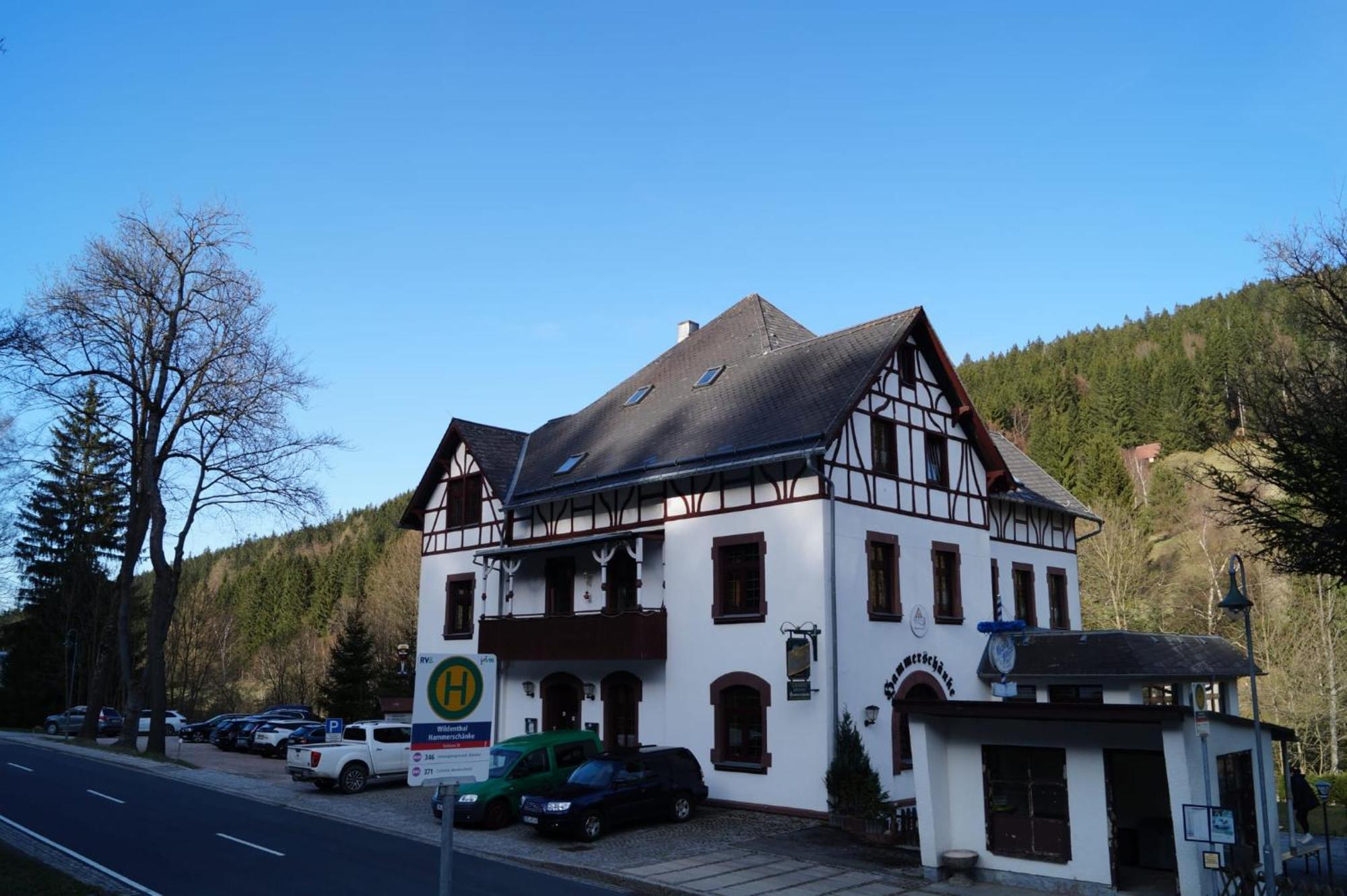 Gasthof Und Pension Hammerschaenke Wildenthal Exterior foto